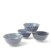 Miya Company Blue & White 5.75" Bowl Set/4 | Bowl Sets