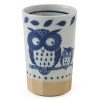 Miya Company Blue Cup Owl 9 Oz | Cups/Mugs