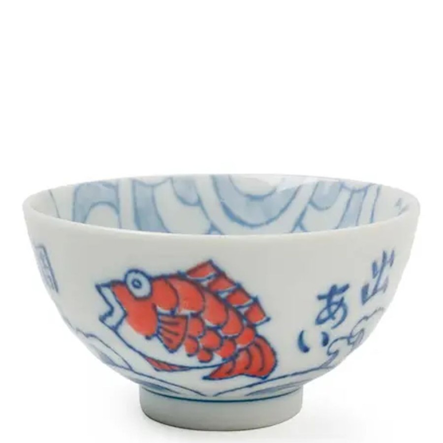 Miya Company Red Tai 4.5" Rice Bowl | Bowls