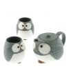 Miya Company Tea Set Owl Blue | Teaware