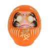 Miya Company Daruma Orange Rebirth 3-3/4" | Figurines