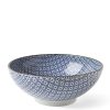 Miya Company Blue & White Mosaic 8.25" Bowl | Serving Bowls & Plates