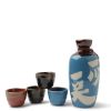 Miya Company Sake Set Turquoise Issho Issho | Sake Sets