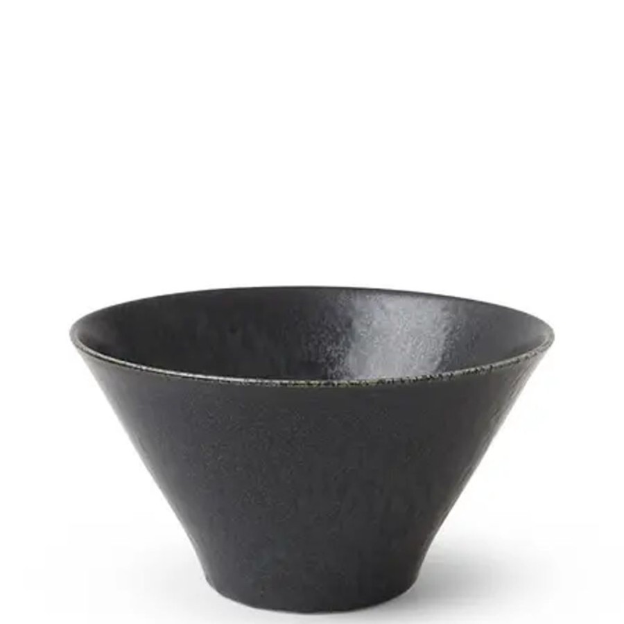 Miya Company Ishi Black 7.5" Noodle Bowl | Ramen Bowls