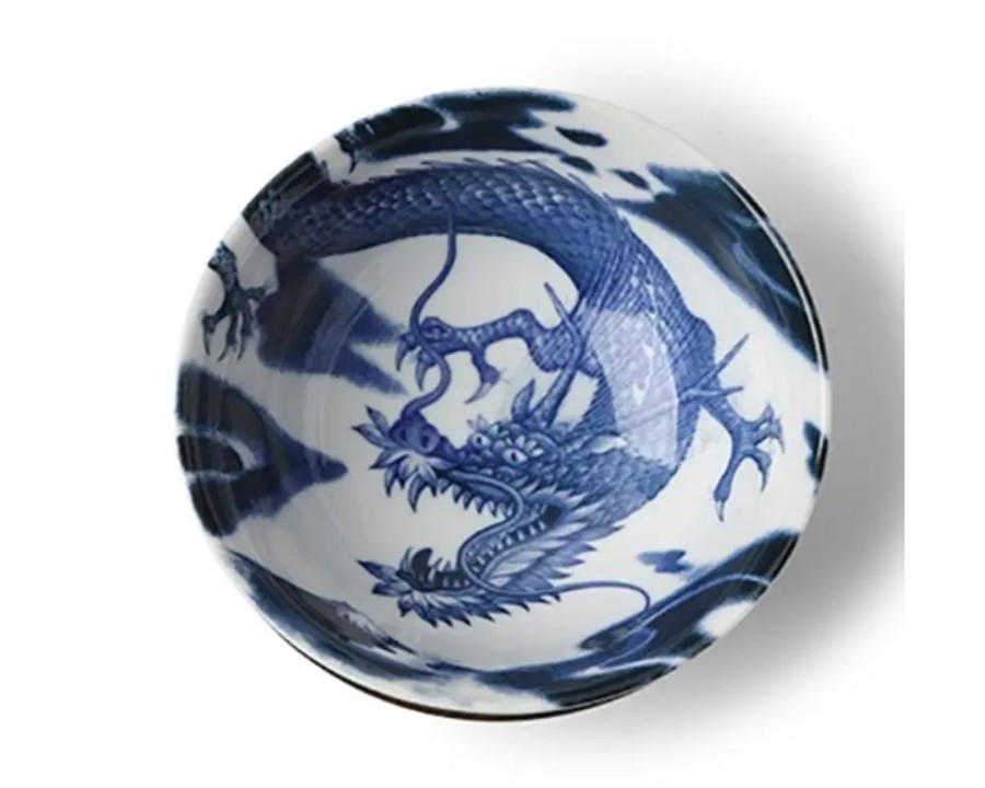 Miya Company Flying Dragon 8.25" Bowl | Mythical Creatures