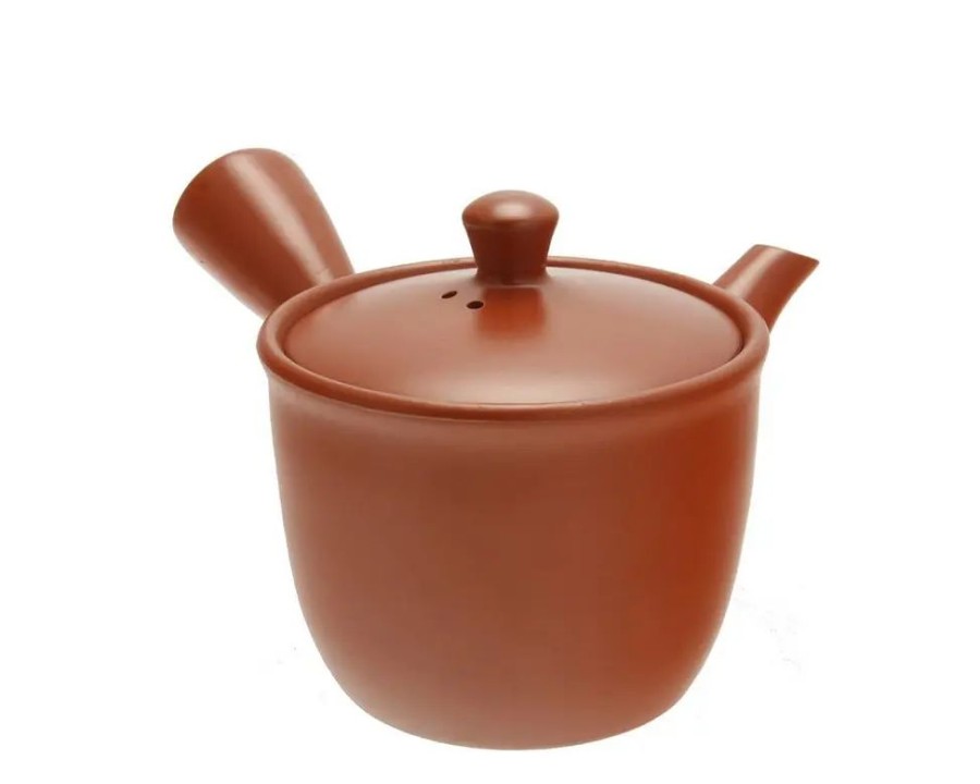 Miya Company Teapot Kyu Tokoname Red Conical | Teapots - Ceramic