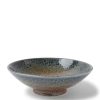 Miya Company Blue Sand Crackle Bowl 9-1/2" | Serving Bowls & Plates