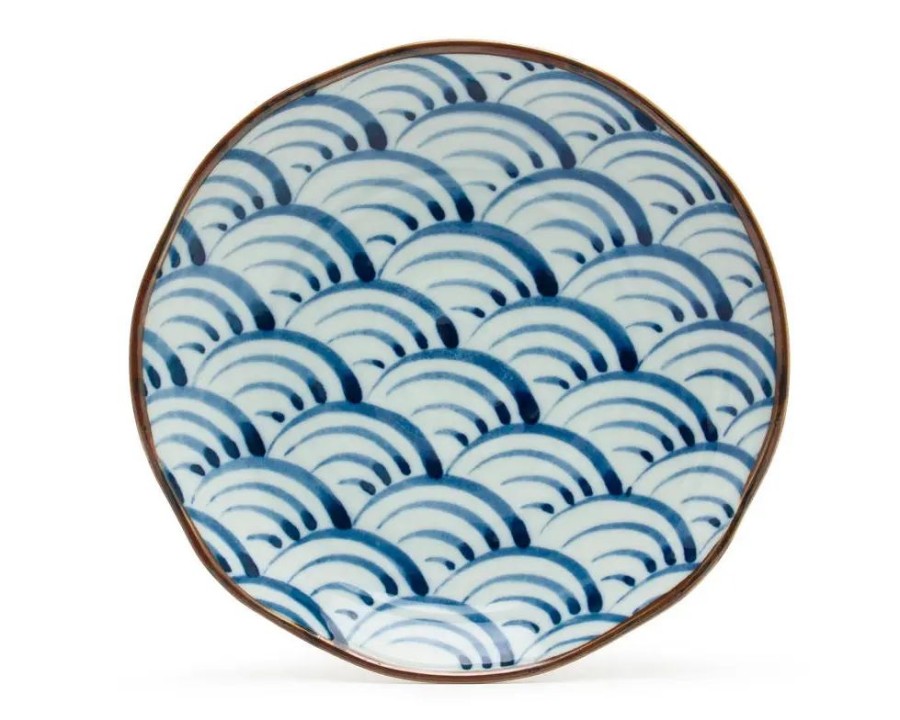 Miya Company Saikai Nami Waves 9" Plate | Large Plates