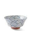 Miya Company Blue White Ramen Bowl 7" Ajiromon | Ramen Bowls