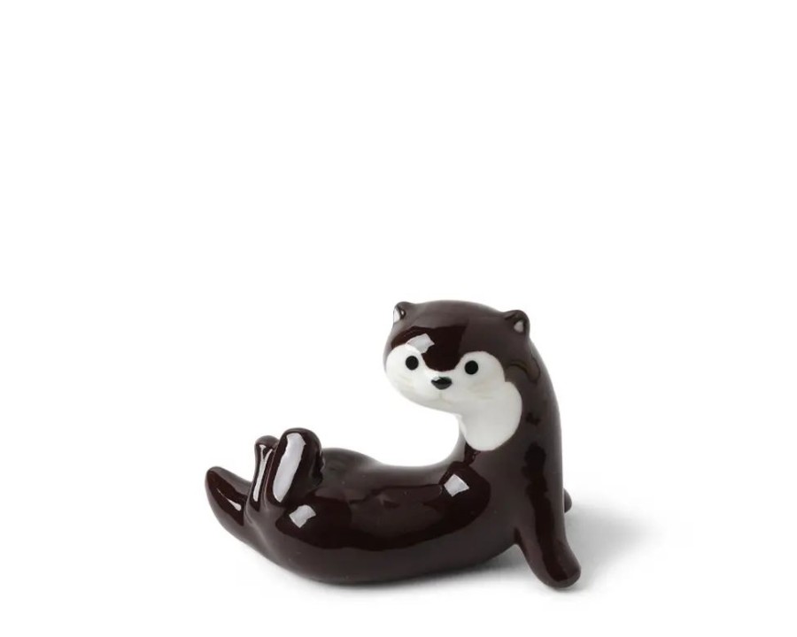 Miya Company Chopstick Rest Otter Dark Brown | Other