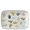 Miya Company Origami Cranes 6.5" X 4.25" Plate - Blue | Plates