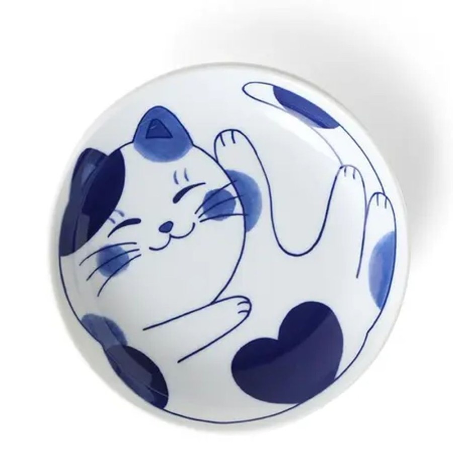 Miya Company Blue Cats 7.75" Bowl | Bowls