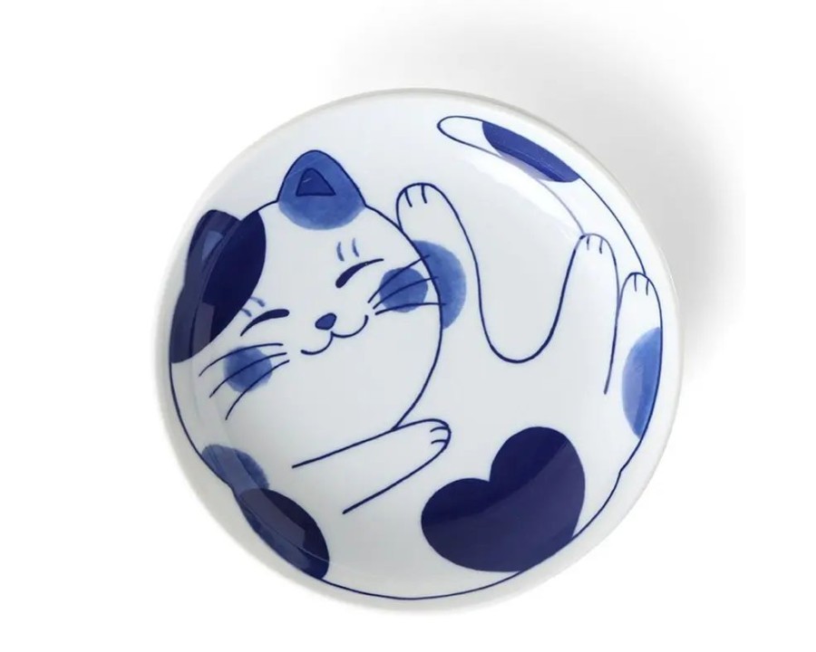 Miya Company Blue Cats 7.75" Bowl | Bowls