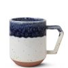 Miya Company Chips 12 Oz. Mug Navy Drip Glaze | Mugs