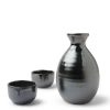 Miya Company Sake Set Black Luster | Sake Sets