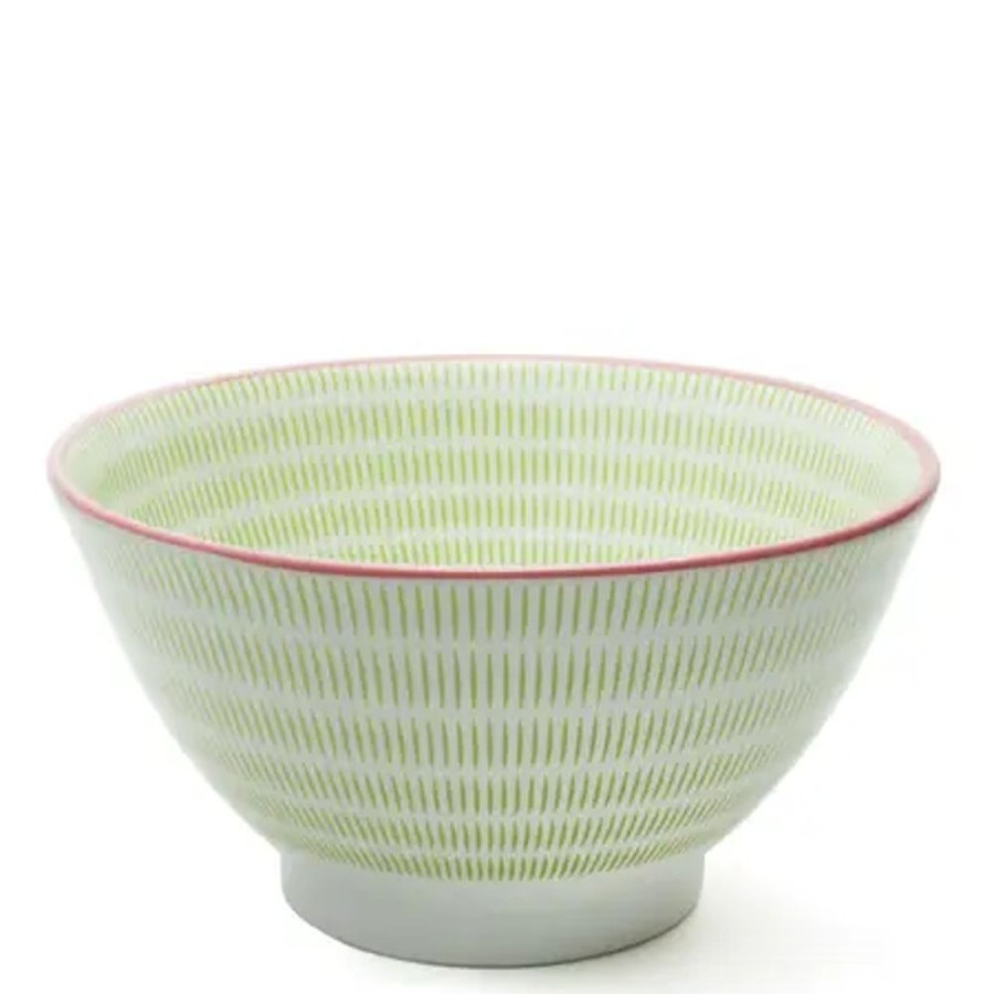 Miya Company Sen Colors 7.5" Noodle Bowl - Green | Ramen Bowls