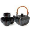 Miya Company Calligraphy Black Tea Set | Tea Sets - Ceramic