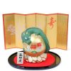 Miya Company Figurine Dragon Green With Lucky Gem 3" | Zodiac