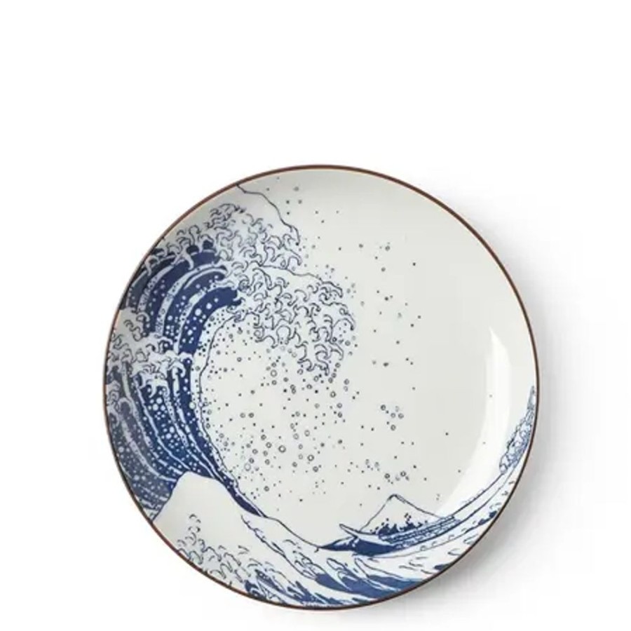 Miya Company Plate The Great Wave 7-1/8" | Medium Plates