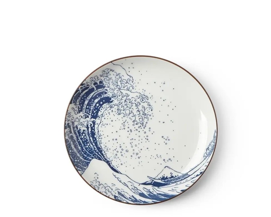 Miya Company Plate The Great Wave 7-1/8" | Medium Plates