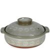 Miya Company Hana-Mishima Donabe Casserole, 135 Oz. | Donabe Casseroles