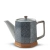 Miya Company Blue Vintage Dots Tea Pot | Teapots - Ceramic