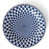 Miya Company Blue & White Rain 11" Plate | Large Plates