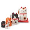 Miya Company Figurine Fortune Cat Nesting Doll Set | Figurines