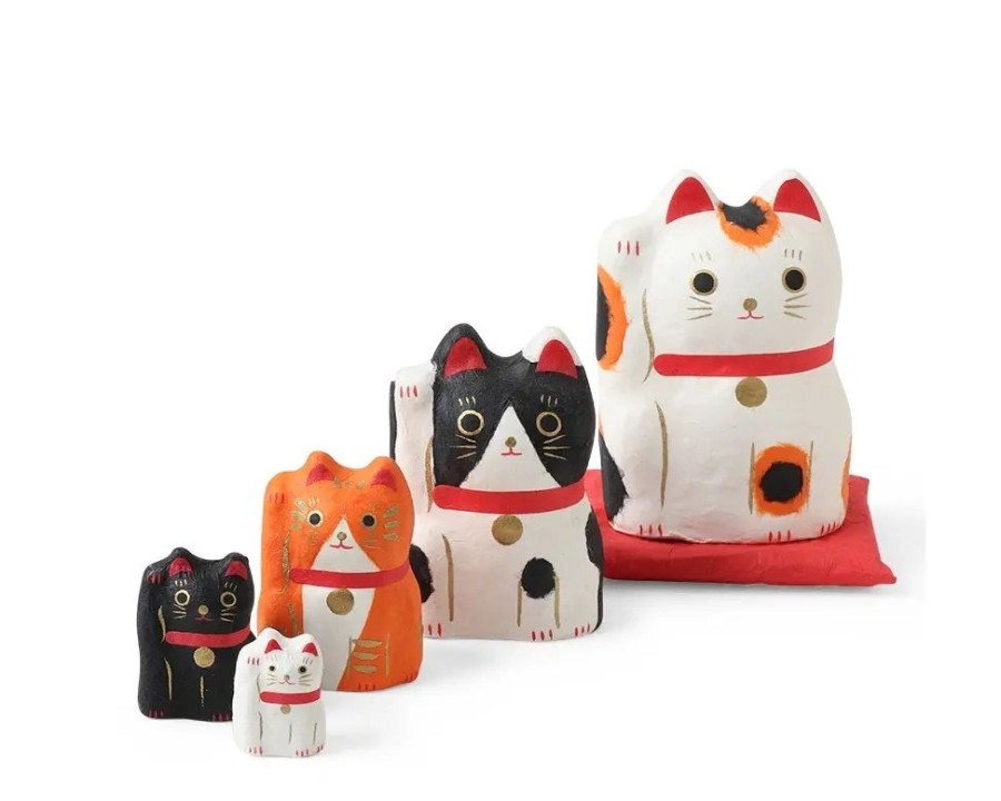 Miya Company Figurine Fortune Cat Nesting Doll Set | Figurines