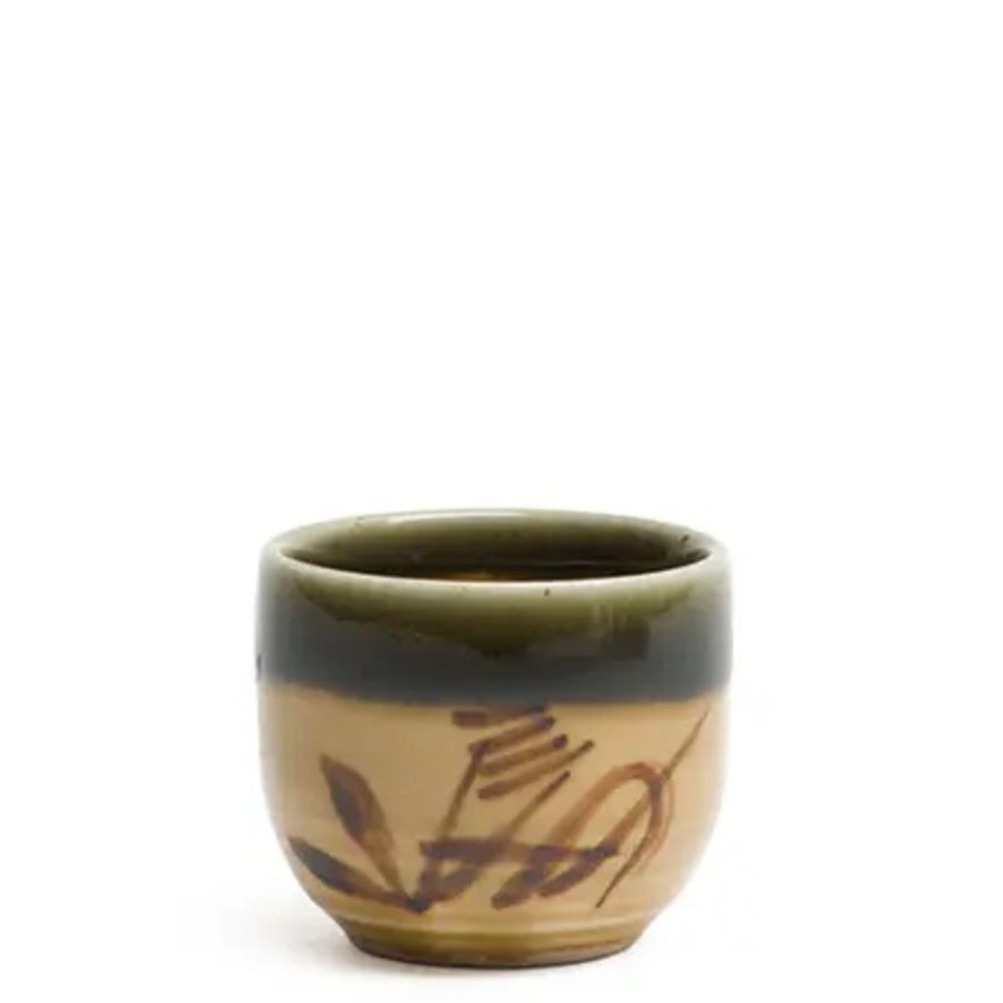 Miya Company Oribe Sasa 1.2 Oz. Sake Cup | Sake Bottles & Cups