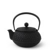 Miya Company Cast Iron Teapot Black Honeycomb 0.65L | Teapots - Cast Iron