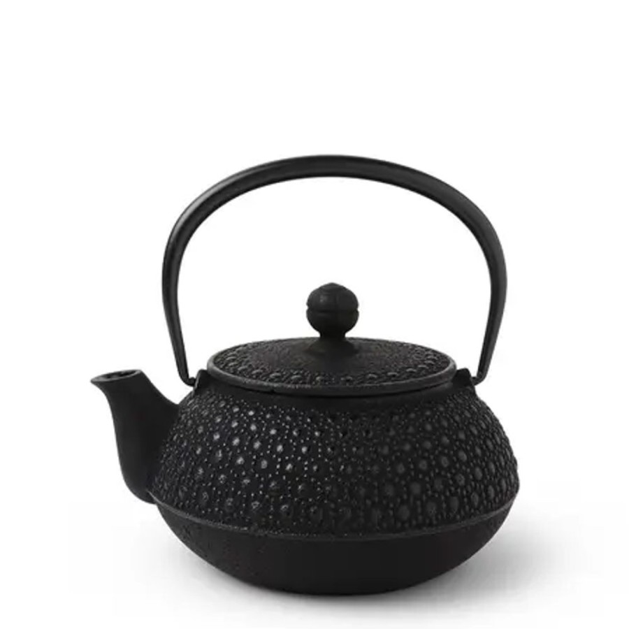 Miya Company Cast Iron Teapot Black Honeycomb 0.65L | Teapots - Cast Iron