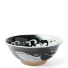 Miya Company Bowl Blue Whale Waves 8" | Other