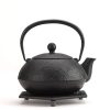 Miya Company Cast Iron Black Wave Tea Set | Cast Iron