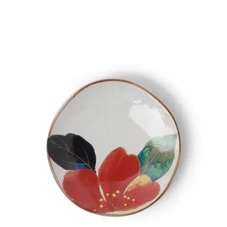 Miya Company Floral Mini Plate Red | Small Plates