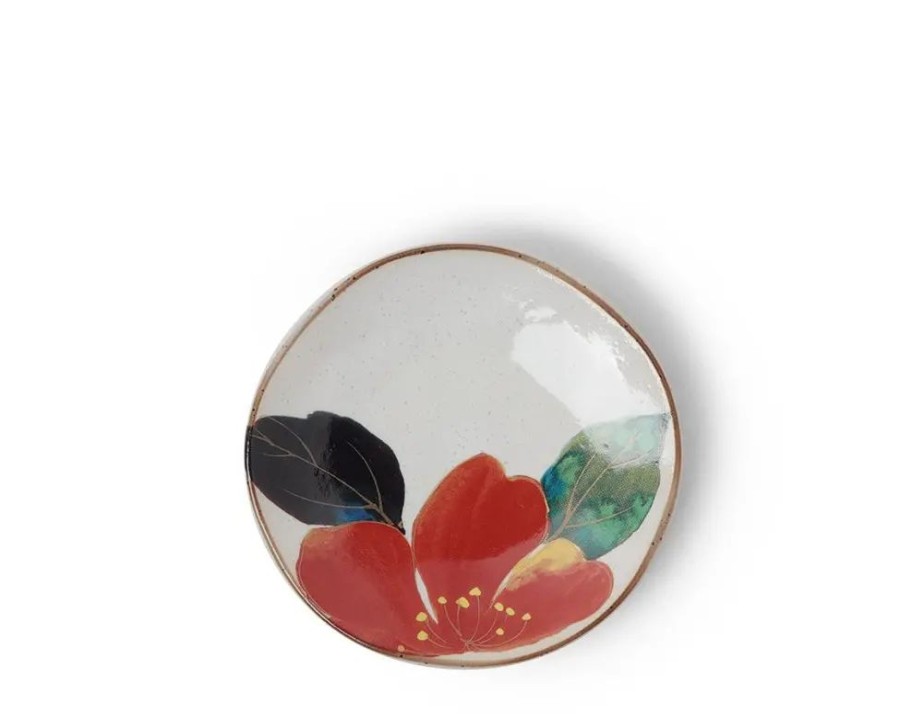 Miya Company Floral Mini Plate Red | Small Plates