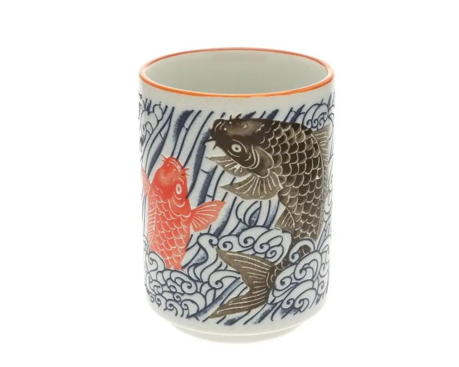 Miya Company Teacup Carp & Waves | Cups/Mugs