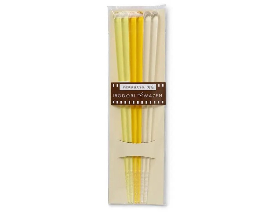 Miya Company Chopsticks Acrylic Yellow Set/3 | Chopsticks