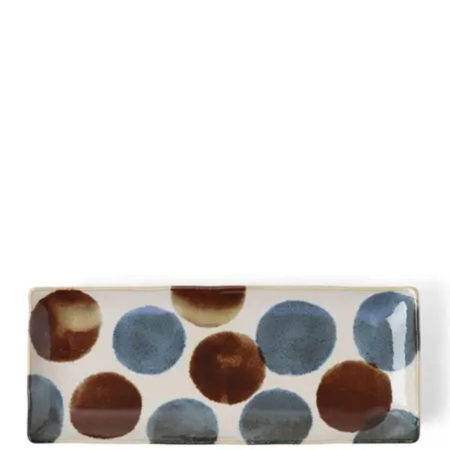 Miya Company Rustic Dots Rectangle Plate | Rectangle Plates