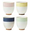 Miya Company Sashiko Teacup Set 6 Oz. | Teacups