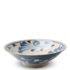 Miya Company Rustic Blue Vines 9.75" Serving Bowl | Serving Bowls & Plates