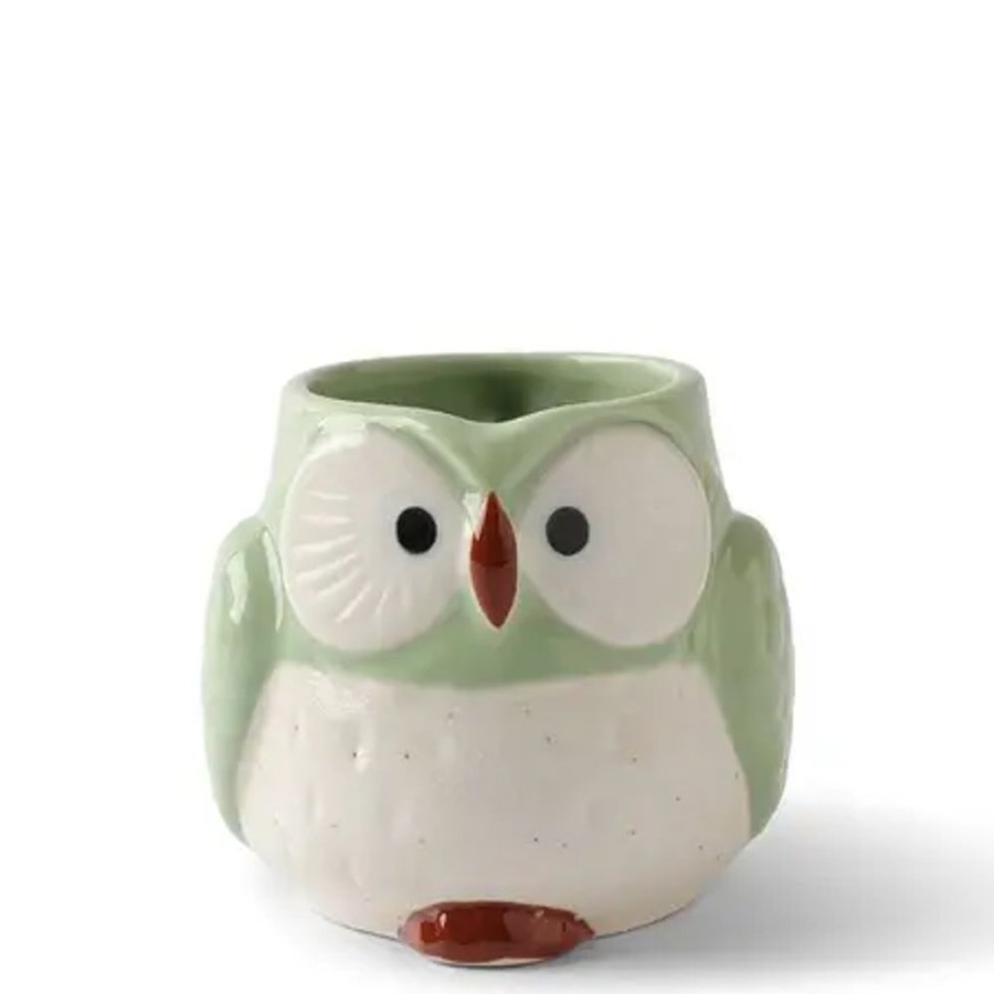 Miya Company Mug Owl Green | Cups/Mugs