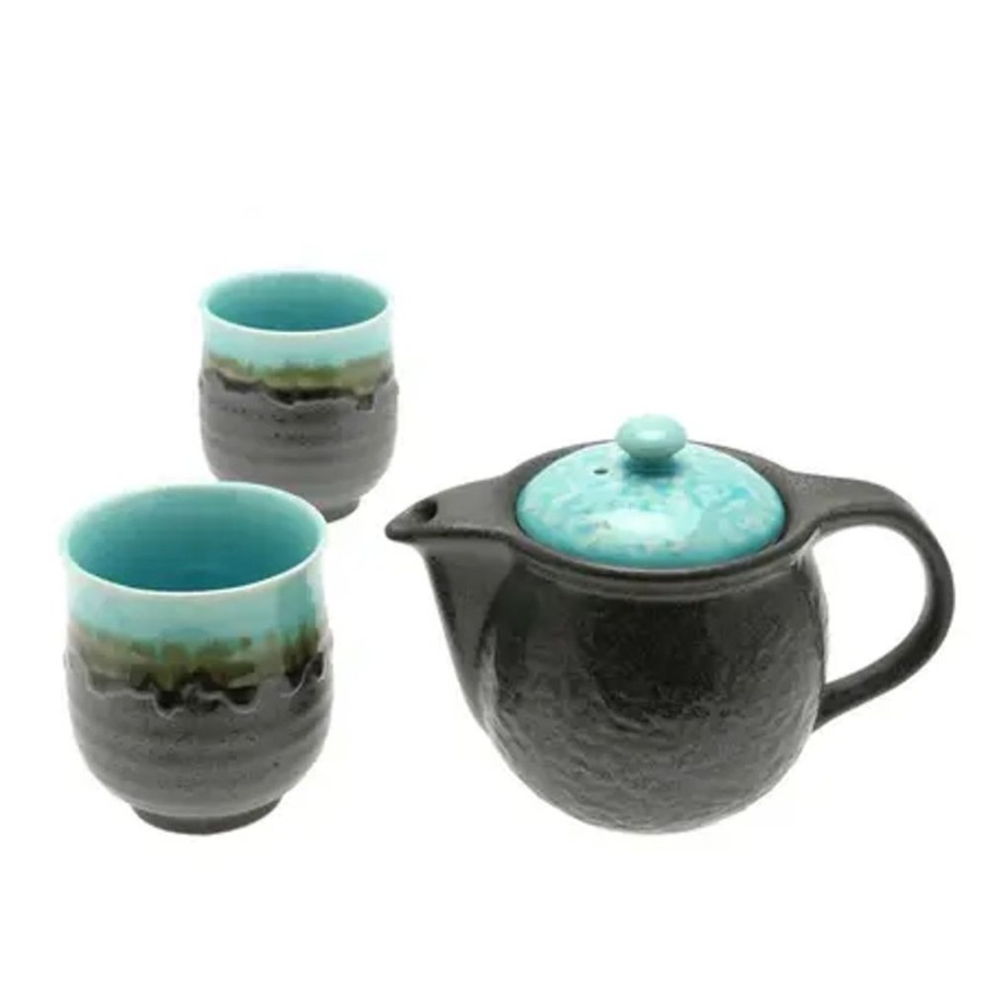 Miya Company Tea Set Turquoise Sky | Tea Sets - Ceramic