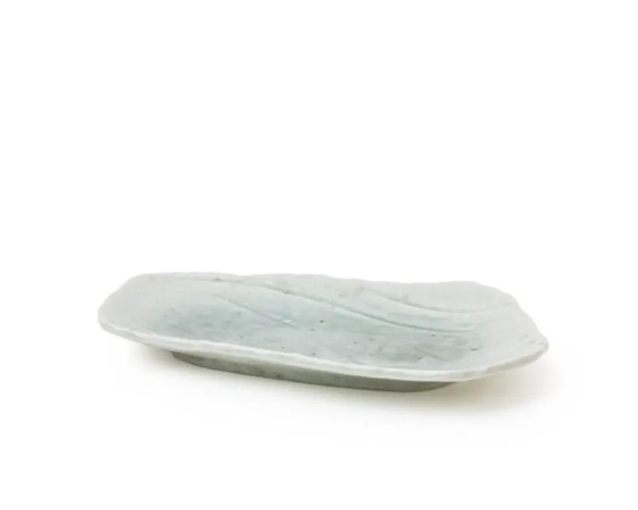 Miya Company Coral Blue Rectangular Plate | Large Plates