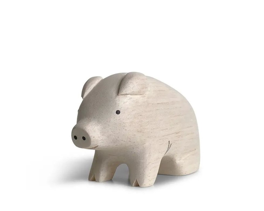 Miya Company T-Lab Wooden Animal - Pig | Pigs