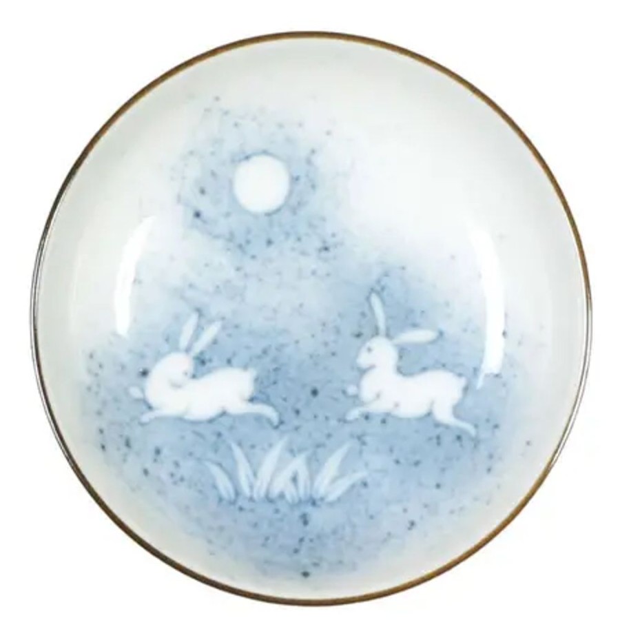 Miya Company Tsuki-Usagi 3.75" Sauce Dish | Rabbits