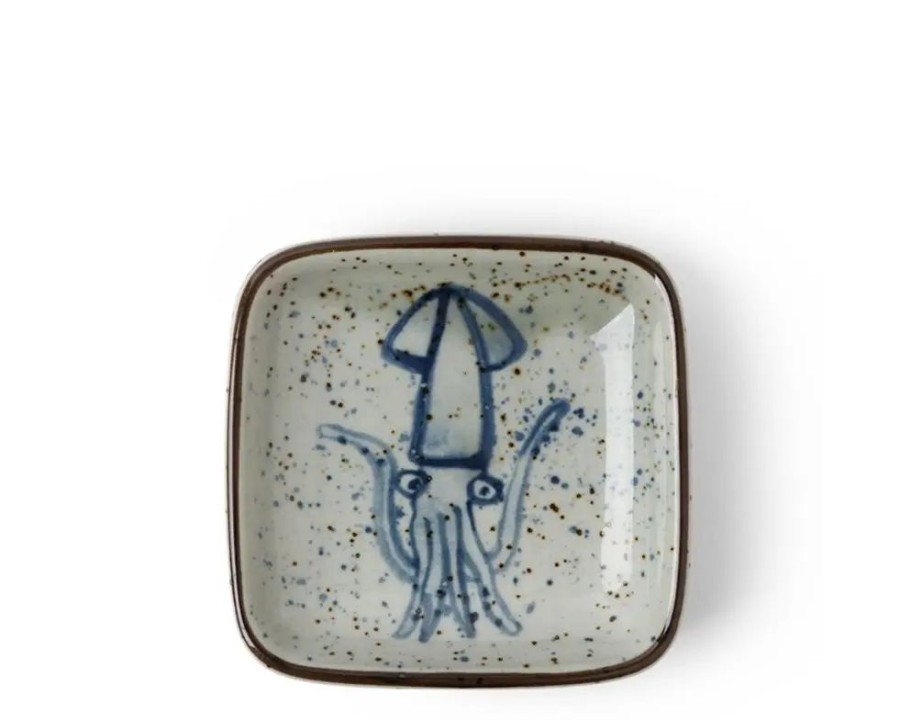 Miya Company Sauce Dish 3.5" Squid | Fish