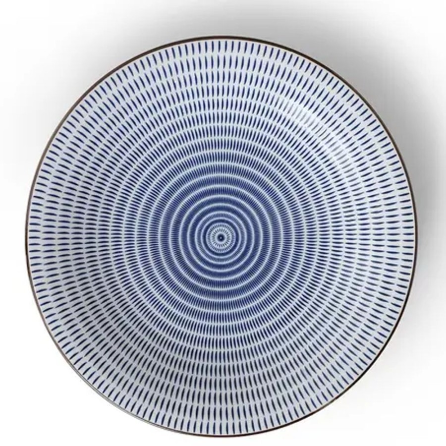 Miya Company Blue Sen Navy 11" Plate | Large Plates