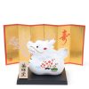 Miya Company Figurine Dragon White With Screen 2.5" | Zodiac