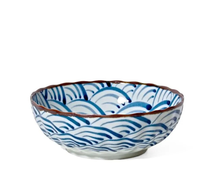 Miya Company Saikai Nami Waves 7.25" Bowl | Large Bowls